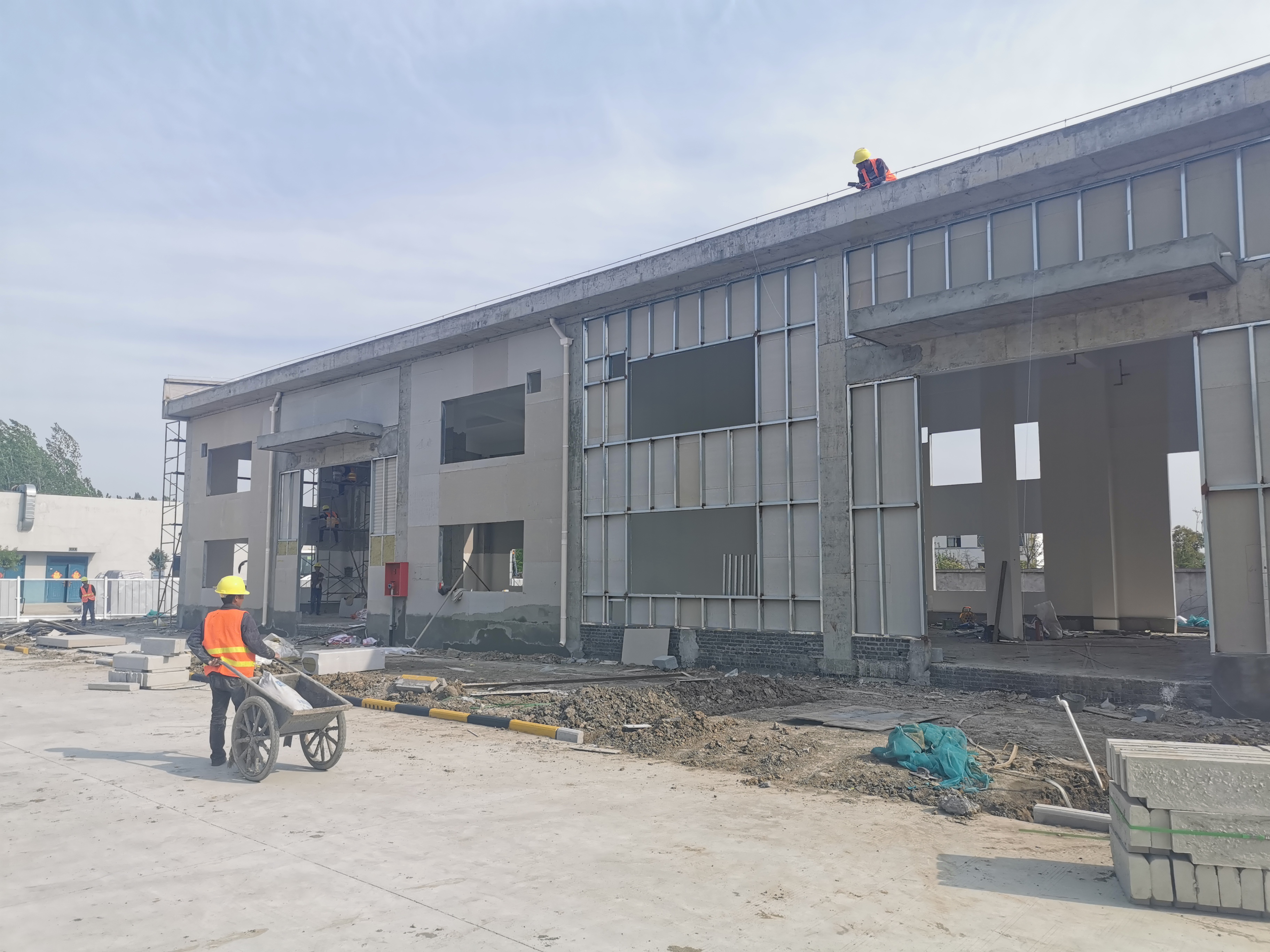 石拐防爆墙施工