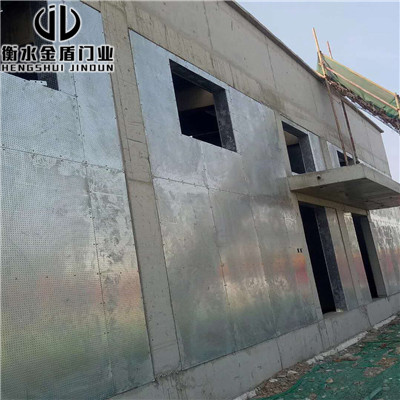 乌伊岭山东防爆墙施工案例